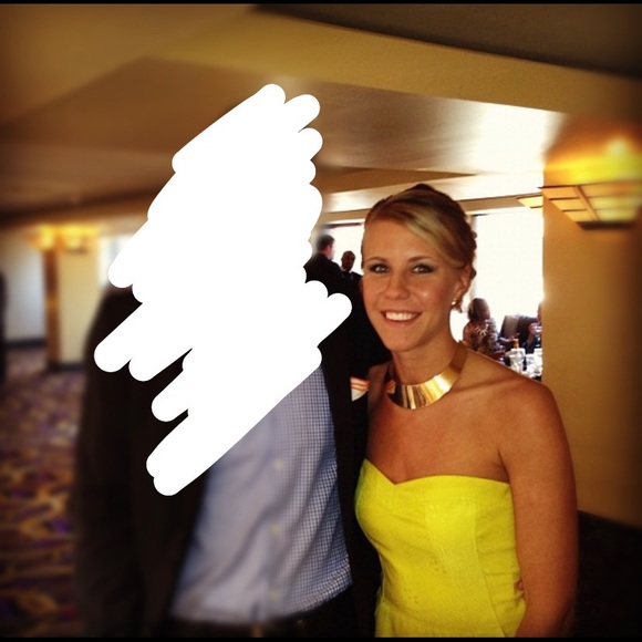 Rebecca Taylor Saks Fifth Ave Yellow Dress - Picture 2 of 5